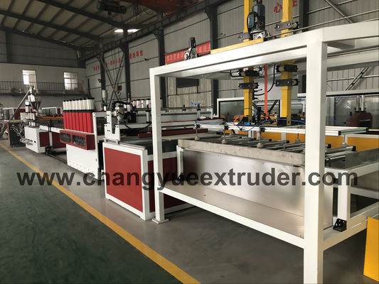 Automatic PVC / WPC Board Machine With Weg / Siemens Motor For 1220mm Sheet
