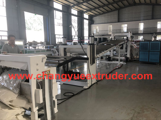 Single Plate Plastic Board Extrusion Line Precise and Consistent Production