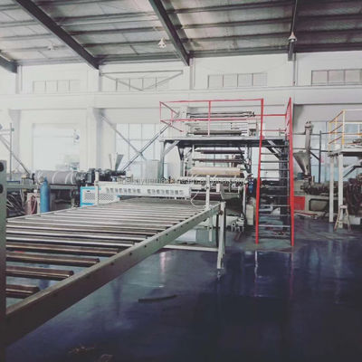 1220mm Plastic Board Extrusion Line with Versatile Applications and Machine Speed of 2-20 M / Min