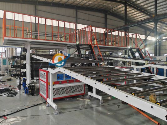 2-20 M / Min Speed Plastic Board Machine Single Plate Layers Extrusion Line Type