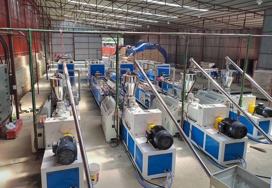 Double Screws Plastic Profile Extrusion Machine for Double-screw Type Profiles
