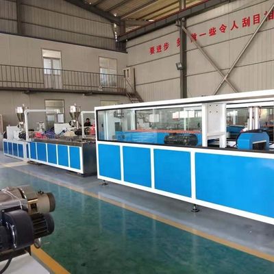 Computerized Plastic Profile Extrusion Machine with 65mm Screw Sjsz 55/120 Twin Conical Extruder