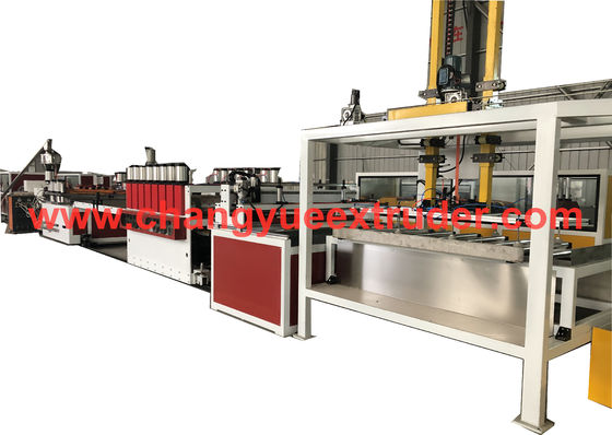Advanced SJSZ92/188 Plastic Profile Extrusion Machine with Extruder Model SJSZ 55/120 Twin Conical Screw Extruder