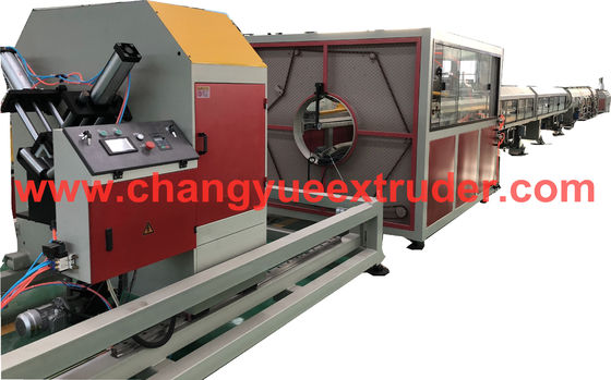 Advanced SJSZ92/188 Plastic Profile Extrusion Machine with Extruder Model SJSZ 55/120 Twin Conical Screw Extruder