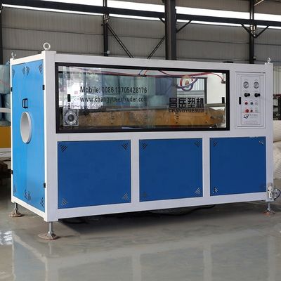 16-630mm PVC Pipe Making Machine with Conical Twin-Screw Extruder and Vacuum Calibration Tank