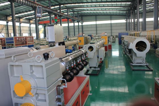 High Productivity UPVC Pipe Extrusion Machinery for 110mm Diameter Pipes Guaranteed