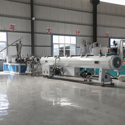 High Productivity UPVC Pipe Extrusion Machinery for 110mm Diameter Pipes Guaranteed