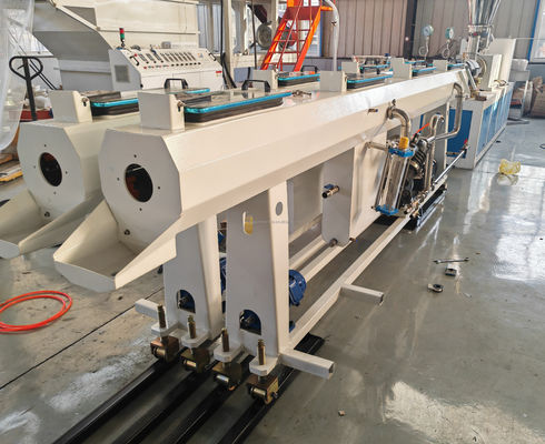 Customizable Two Cavity Pvc Dual Contuit Pipe Extrusion Machinery for Different Customer Requirements