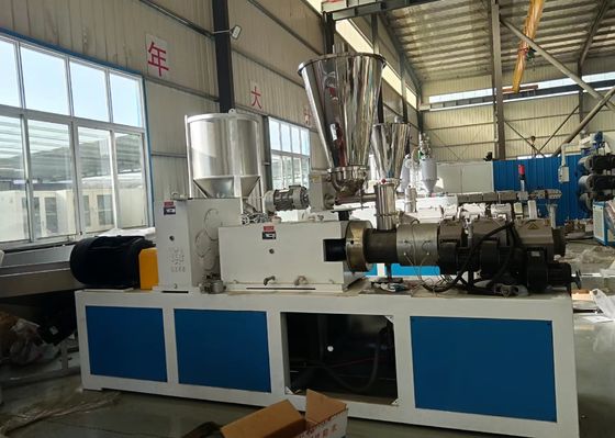 Customizable Two Cavity Pvc Dual Contuit Pipe Extrusion Machinery for Different Customer Requirements