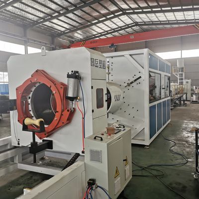 State-of-the-Art HDPE Pipe Production Line with Double/Single Disc Winding/Stacker for Easy and Organized Production