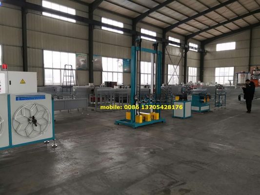 accuracy and 32 rpm Screw Speed rpm Geo Strap Making Machine for Fiber Production Line