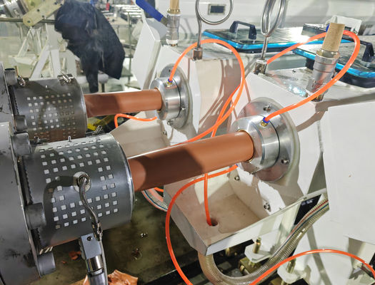 16-63 Mm Two Cavity Pvc Dual Contuit Pipe Production Line Customized For Business