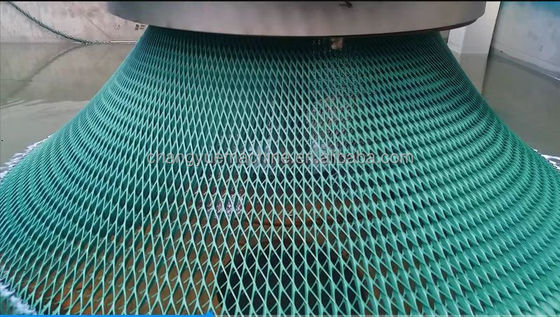 HDPE/PP Plastic Processed 2D/3D Geo Net Making Machine with 38CrMoALA Screw Material