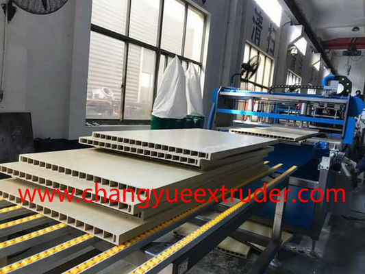 Ultra-Fine Wood Powder PVC Door Panel Production Line with Latest Technology for Plastic Profile Extrusion Machine