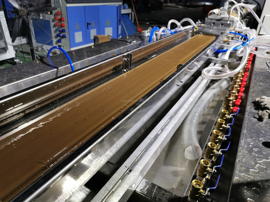 SJSZ 65/132 WPC Decking Profile Extrusion Line For Outside Decking Floor