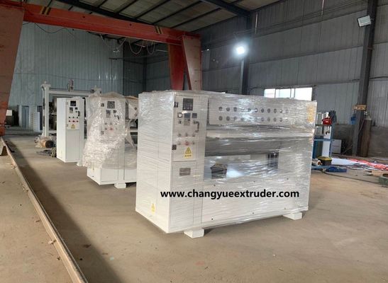 Push Structure PVC Foam Board Embossing Machine with Durable Frame Type