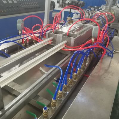 55/120 PVC Trunking Extrusion Line Double Screw PVC Cable Trunking Machine