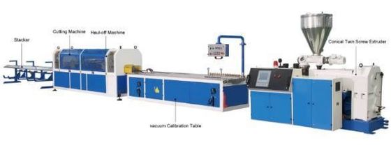 92/188 PVC Cable Trunking Machine 700kg/H PVC Trunking Extrusion Line