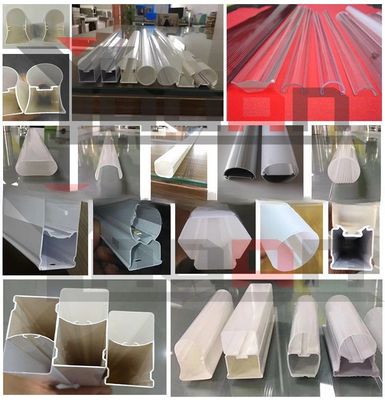 Advanced Technology Coextrusion PC LED Light Diffuser Profile Pipe Tube Making Machine for Transparent LED Lampshade