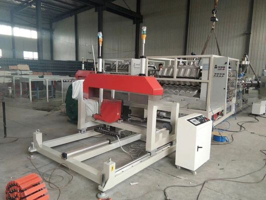 UV Coating Multilayer PVC Roof Tile Line 25m X 2.5m X 2.5m Machine Dimension for Multilayer Roofing Production