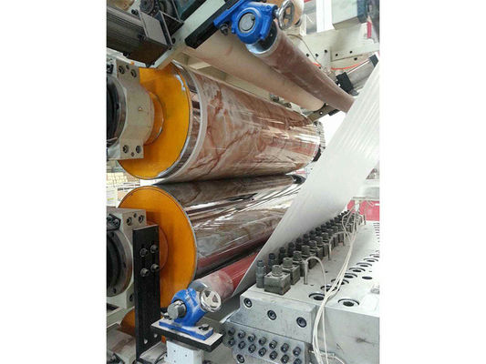 Single Plate Board Layers PVC Sheet Production Line with One Feed and Deep Screw Channel Structure