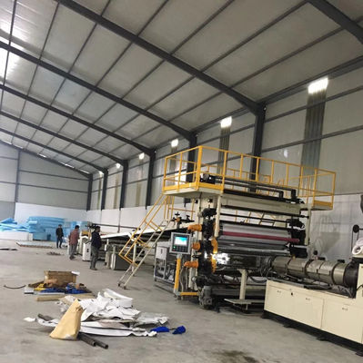Customized PVC Sheet Production Line with Feeding Mode One Feed and Extruder Size SJSZ 80/156