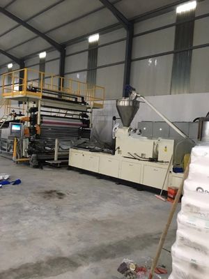 700-2000mm Sheet Width PVC Sheet Production Line with Automatic Feeding Mode and One Feed