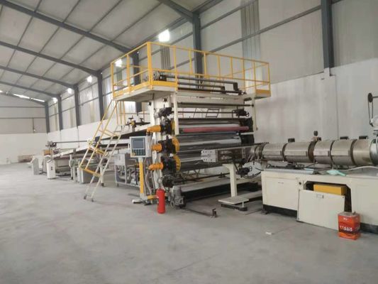 SJSZ 80/156 Extruder Model PVC Sheet Production Line for Large Scale Production