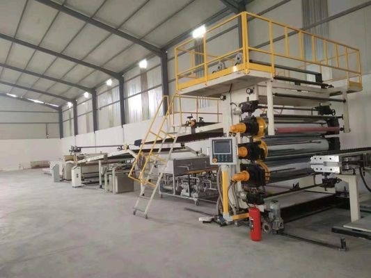 UV Board Plastic Extruders Machine 300Kg/H PVC Artificial Marble Sheet Machine