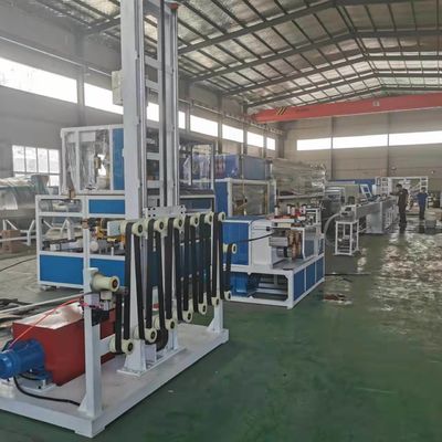 Geo Strap Plastic Extruders Machine 150Kw 50M/Min Geocell Production Line