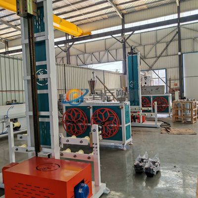 Geo Strap Plastic Extruders Machine 150Kw 50M/Min Geocell Production Line