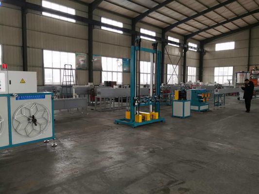 Geostrap Pet Sheet Extrusion Line 120Kw Plastic Sheet Extruder Machine