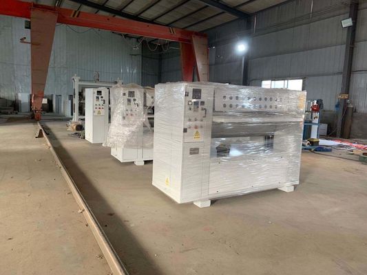 Class WPC Embossing Machine Composite Panels 300mm Roller Embossing Machine