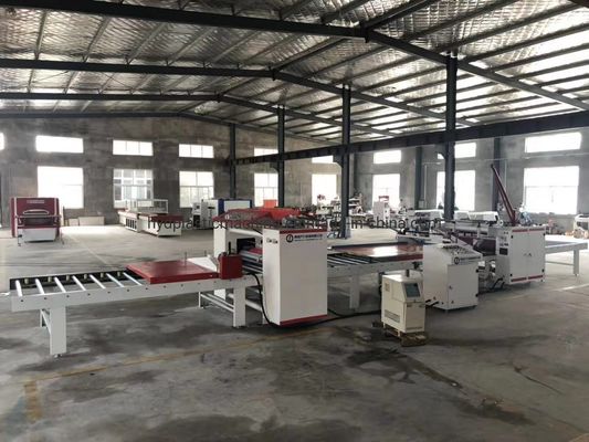 Woodworking PVC PUR Laminating Machine Automatic Film End Cutting