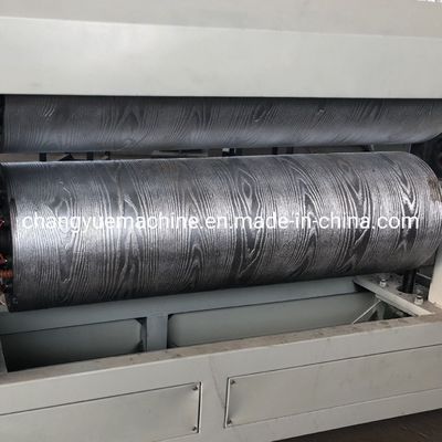 One Feed WPC Embossing Machine 400mm-1300mm Width MDF Embossing Machine