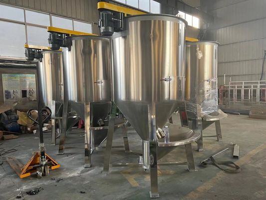 1000L HIPS Plastic Granule Mixer Drier HDPE Pipe Plastic Raw Material Mixer