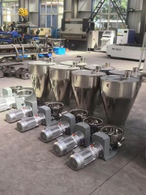 PVC Powder Double Screw Feeder 65/132 Conical Twin Screw Extruder