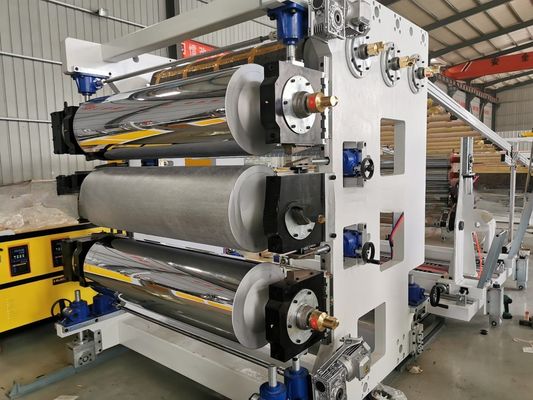 600mm-3000mm HDPE Sheet Extrusion Line Geo Cell Plastic Sheet Extrusion Machine