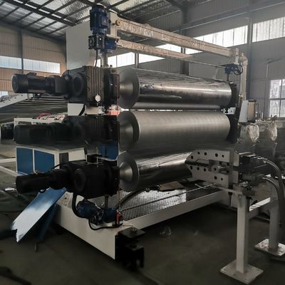 600mm-3000mm HDPE Sheet Extrusion Line Geo Cell Plastic Sheet Extrusion Machine
