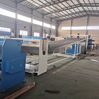 600mm-3000mm HDPE Sheet Extrusion Line Geo Cell Plastic Sheet Extrusion Machine