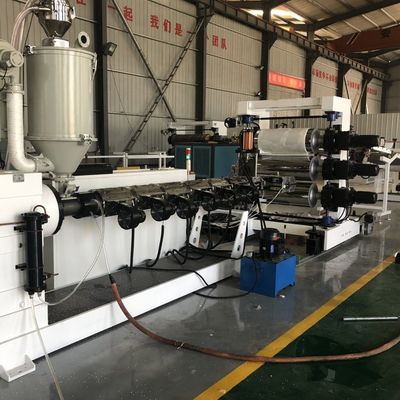 PP PE ABS Plastic Board Extrusion Line Deep Screw Automatic