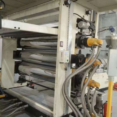 Full Intermeshing Engagement System PVC Marble Sheet Production Line for One Feed Mode