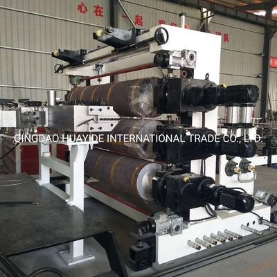 Full Intermeshing Engagement System PVC Marble Sheet Production Line for One Feed Mode