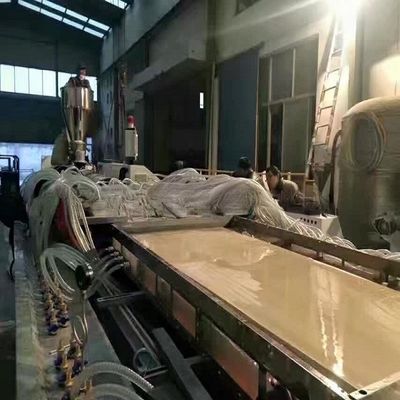 Plastic Profile Extrusion Machine for PVC WPC Hollow Door Panel Production Line in Qingdao Changyue Plastic Machinery Co. Ltd