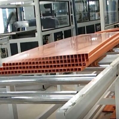 Plastic Profile Extrusion Machine for PVC WPC Hollow Door Panel Production Line in Qingdao Changyue Plastic Machinery Co. Ltd