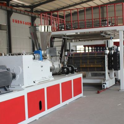 Artificial Marble PVC Sheet Extrusion Line Computerized Plastic Board Extruder