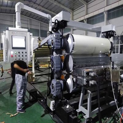 One Feed Germany Technology PP PE ABS Sheet/Board Production Line with Exhaust Materials