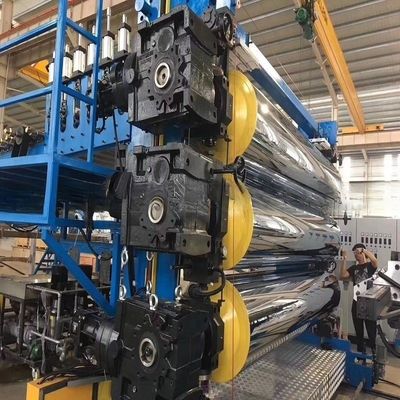 One Feed Germany Technology PP PE ABS Sheet/Board Production Line with Exhaust Materials
