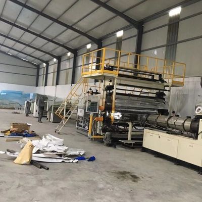 One Feed Mode PVC Marble Sheet Production Line with Full Intermeshing Engagement System