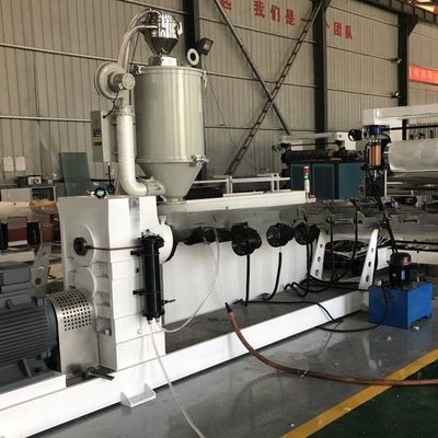 SJ90 Full Intermeshing Technically Reformed Plastic PP PE ABS Sheet/Board Extrusion Line